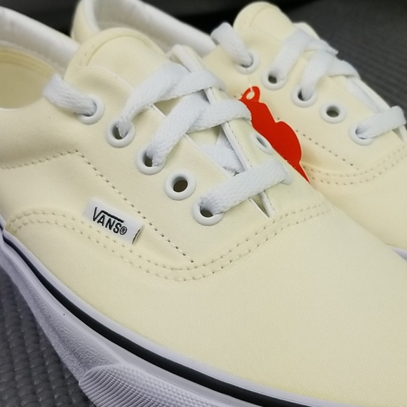 Vans Era Classic Sneakers Shoes Cream/White Womens - Picture 8 of 11